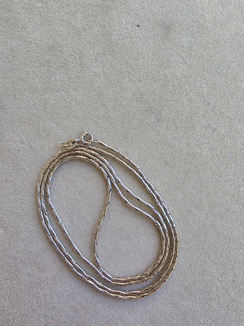 24": Sterling Silver Necklace Chain by Vivah - 6.62g